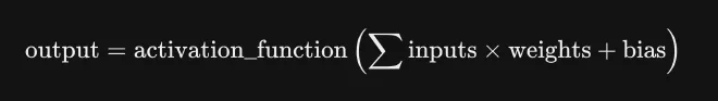 output formula